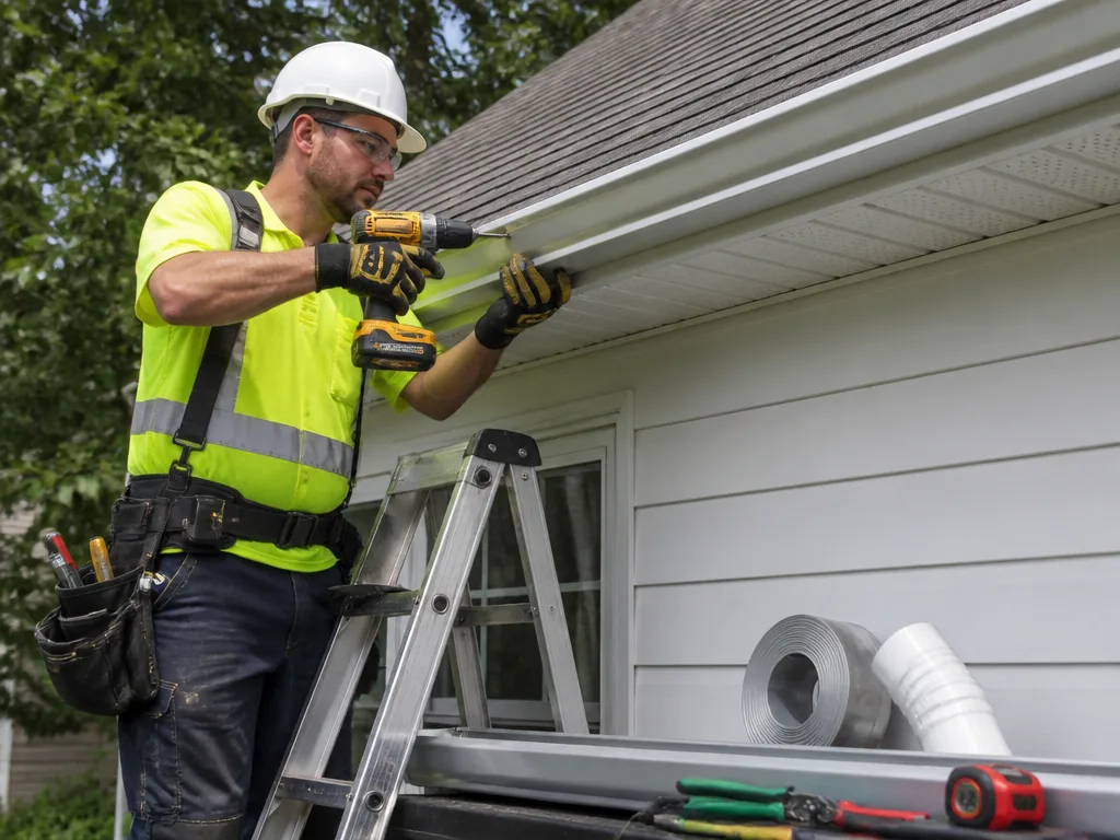 Aluminum Gutter Installation