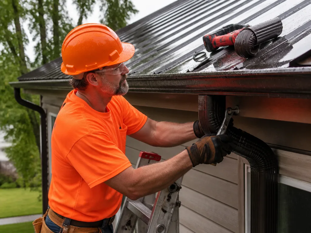 Downspout Installation