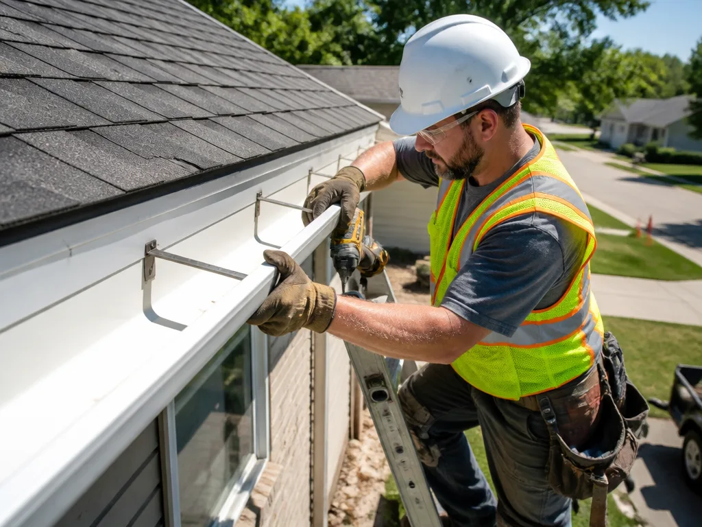 Vinyl Gutter Installation